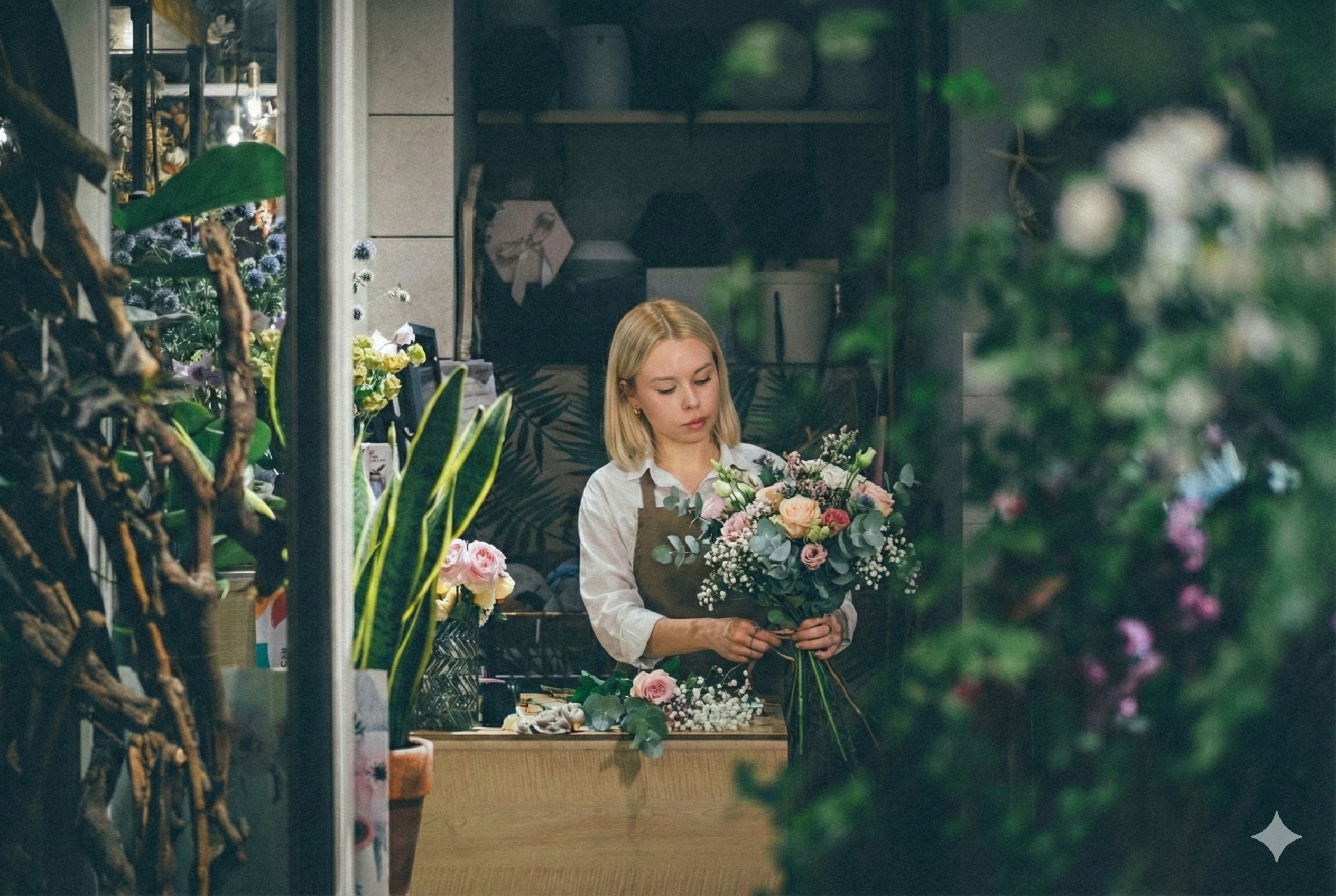 Fiona, fondatrice d'Aura Studio Floral